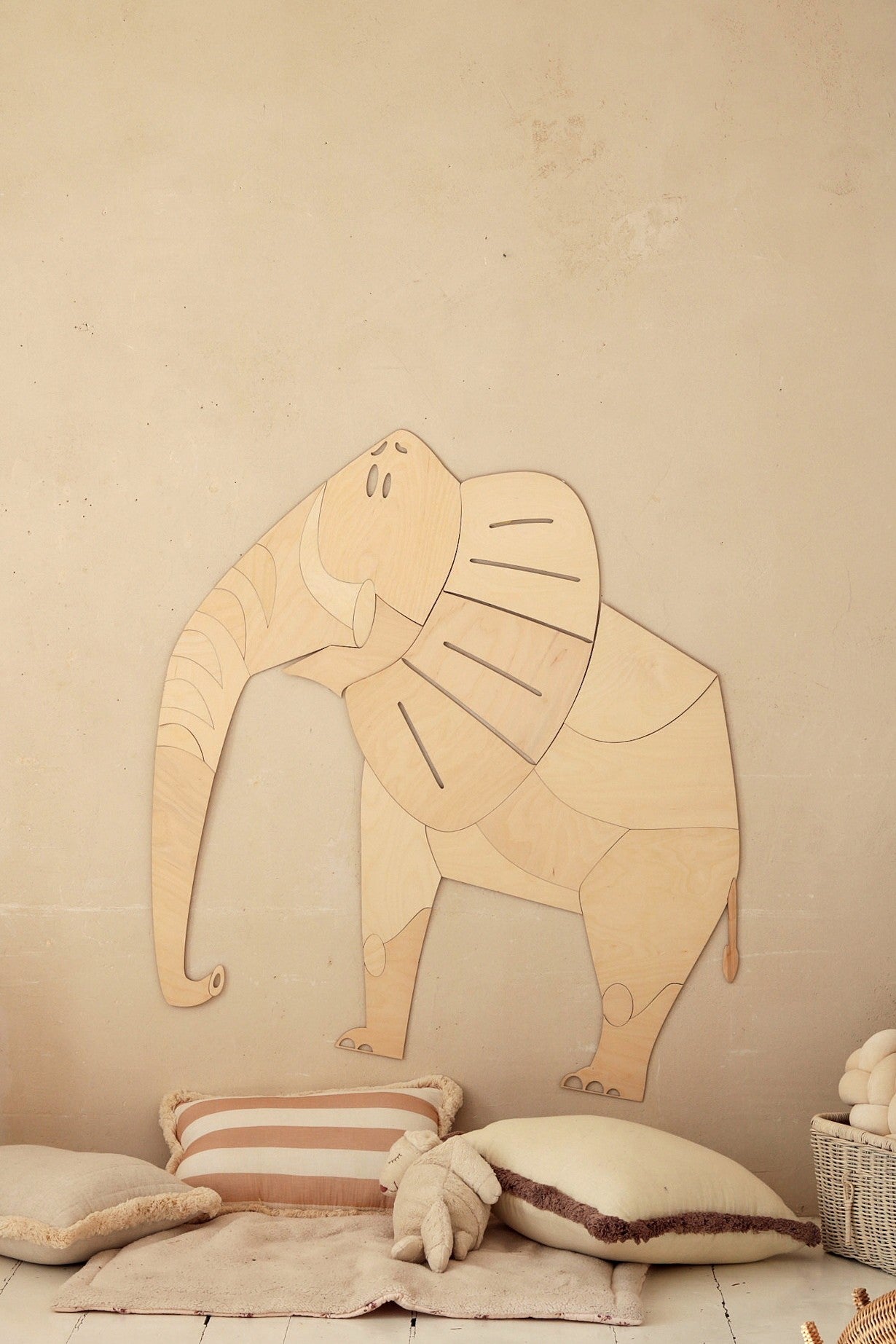 Safari Elephant Wall Decor