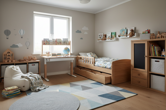 Children's room that grows with your kids: 7 pieces you buy once (and done)