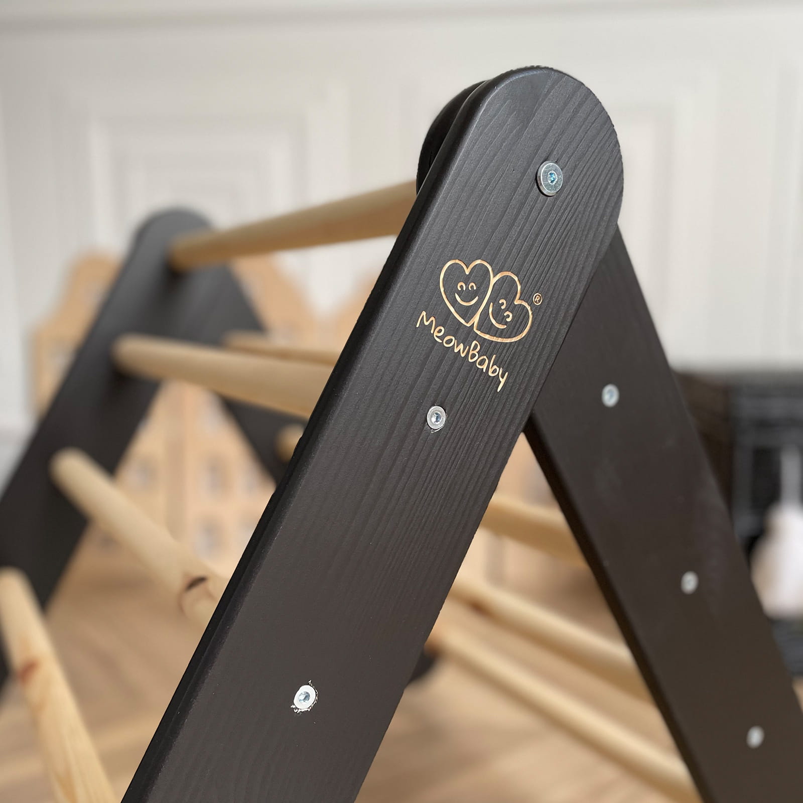 Pikler Climbing Ladder — Black