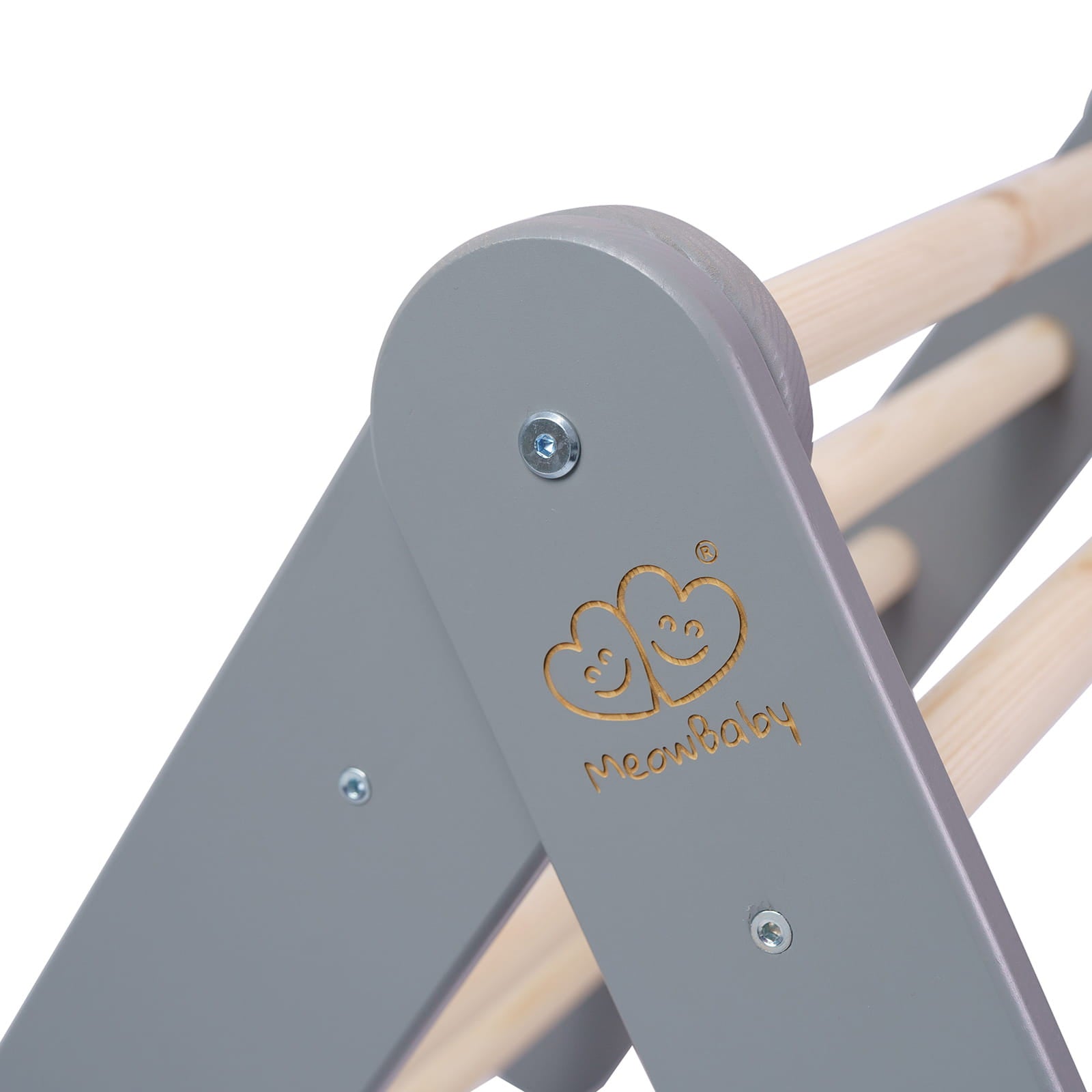 Pikler Climbing Ladder — Grey