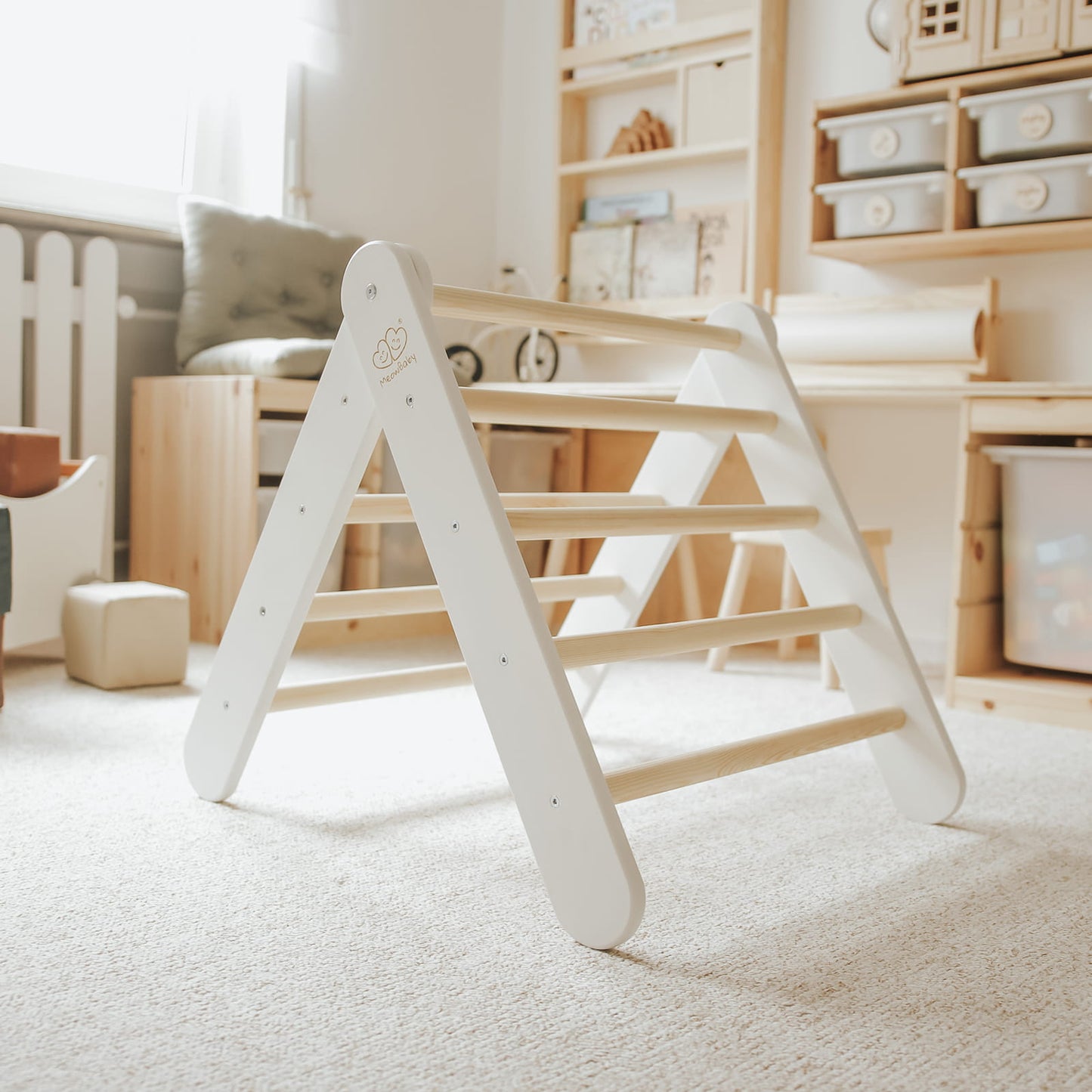 Pikler Climbing Ladder — White