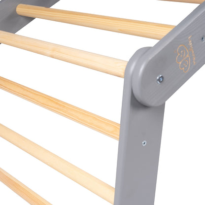 Pikler Climbing Ladder — Grey