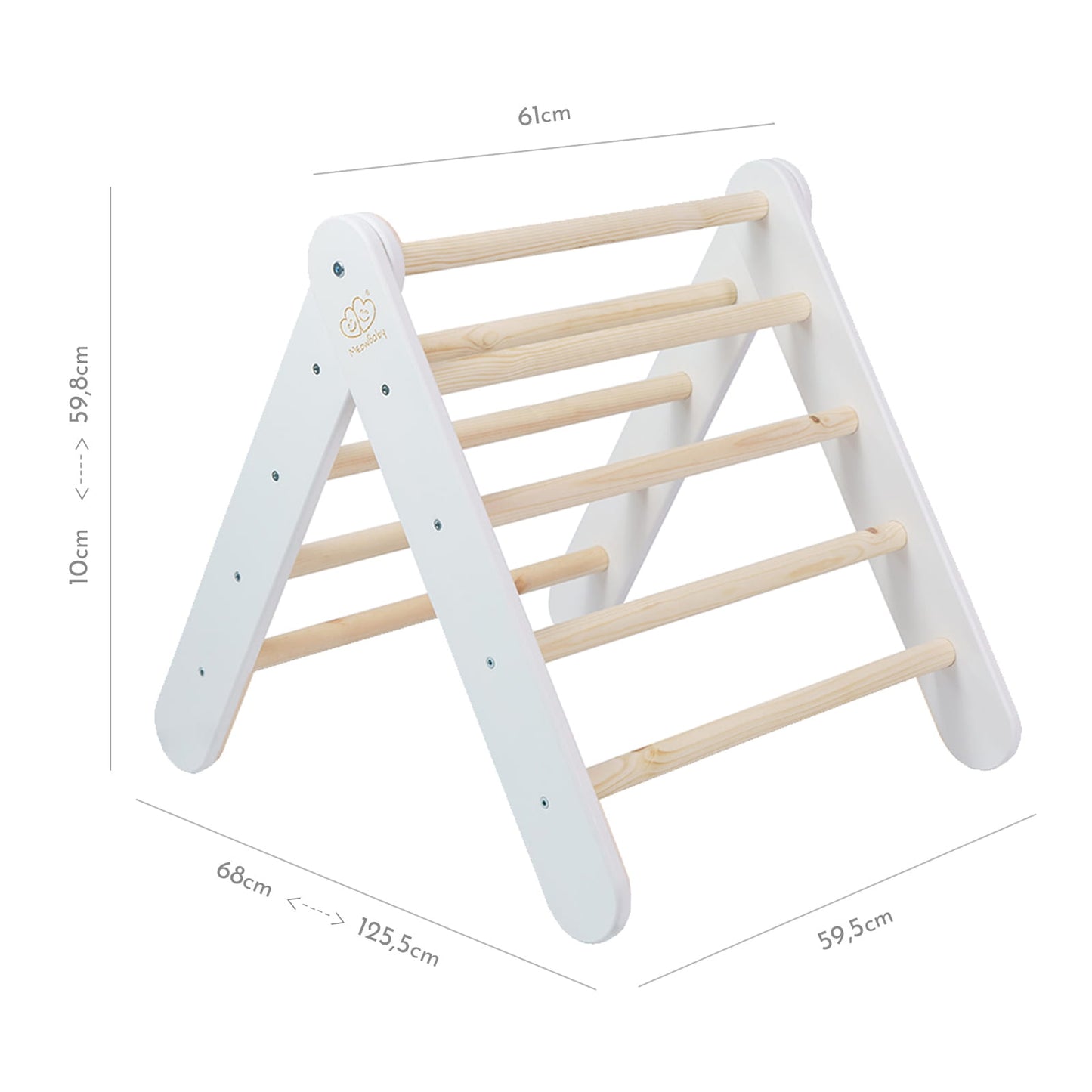 Pikler Climbing Ladder — White