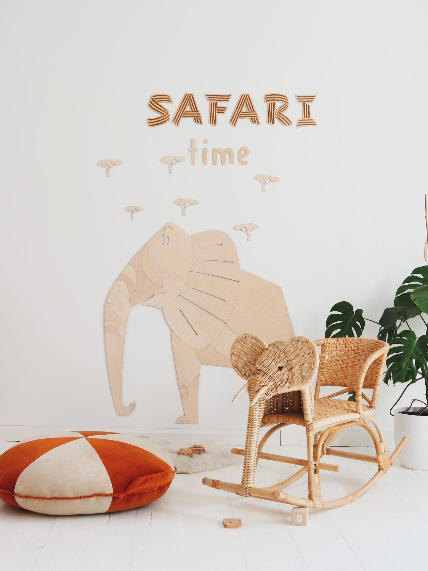Safari Elephant Wall Decor