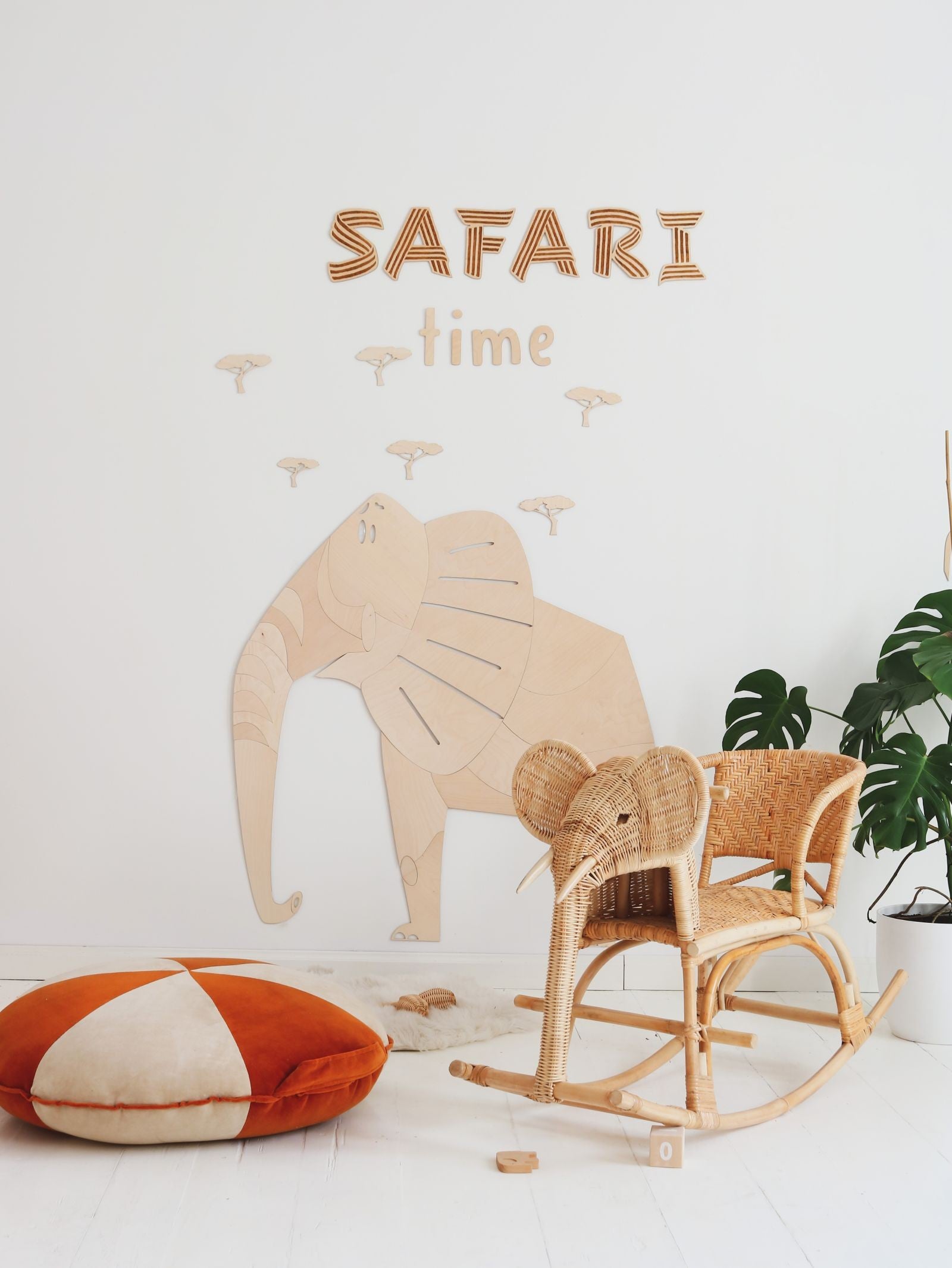 Safari Elephant Wall Decor