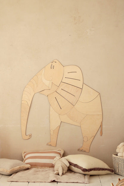 Safari Elephant Wall Decor
