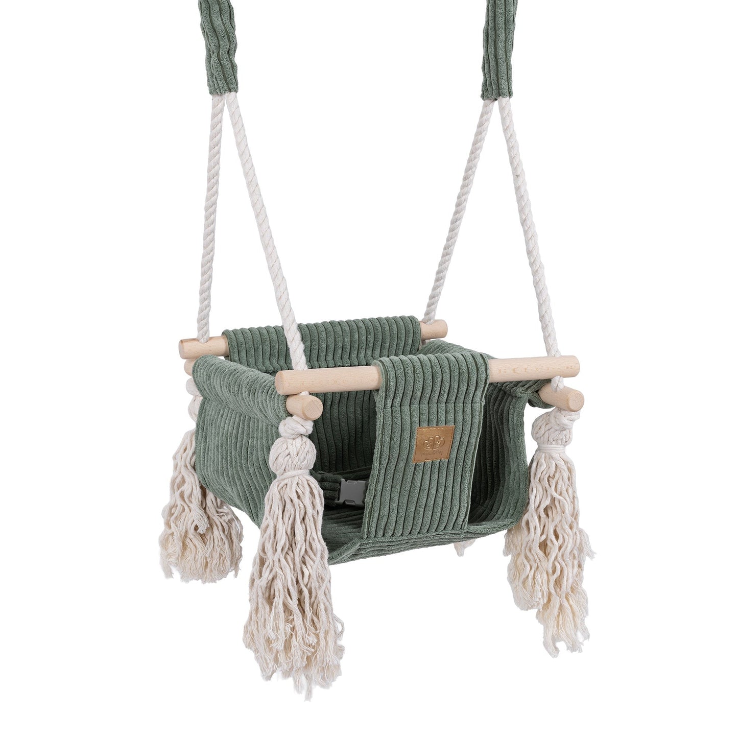 Indoor Baby Swing — Olive Green
