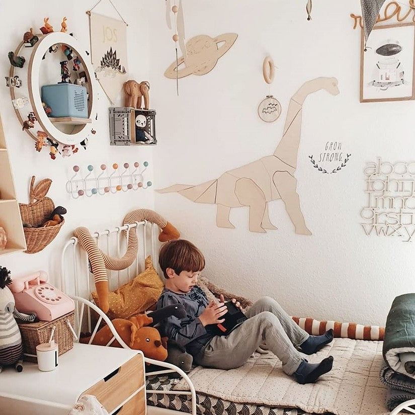 Origami Diplodocus Wall Decor